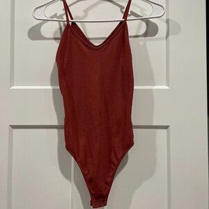 Red American Eagle Bodysuit